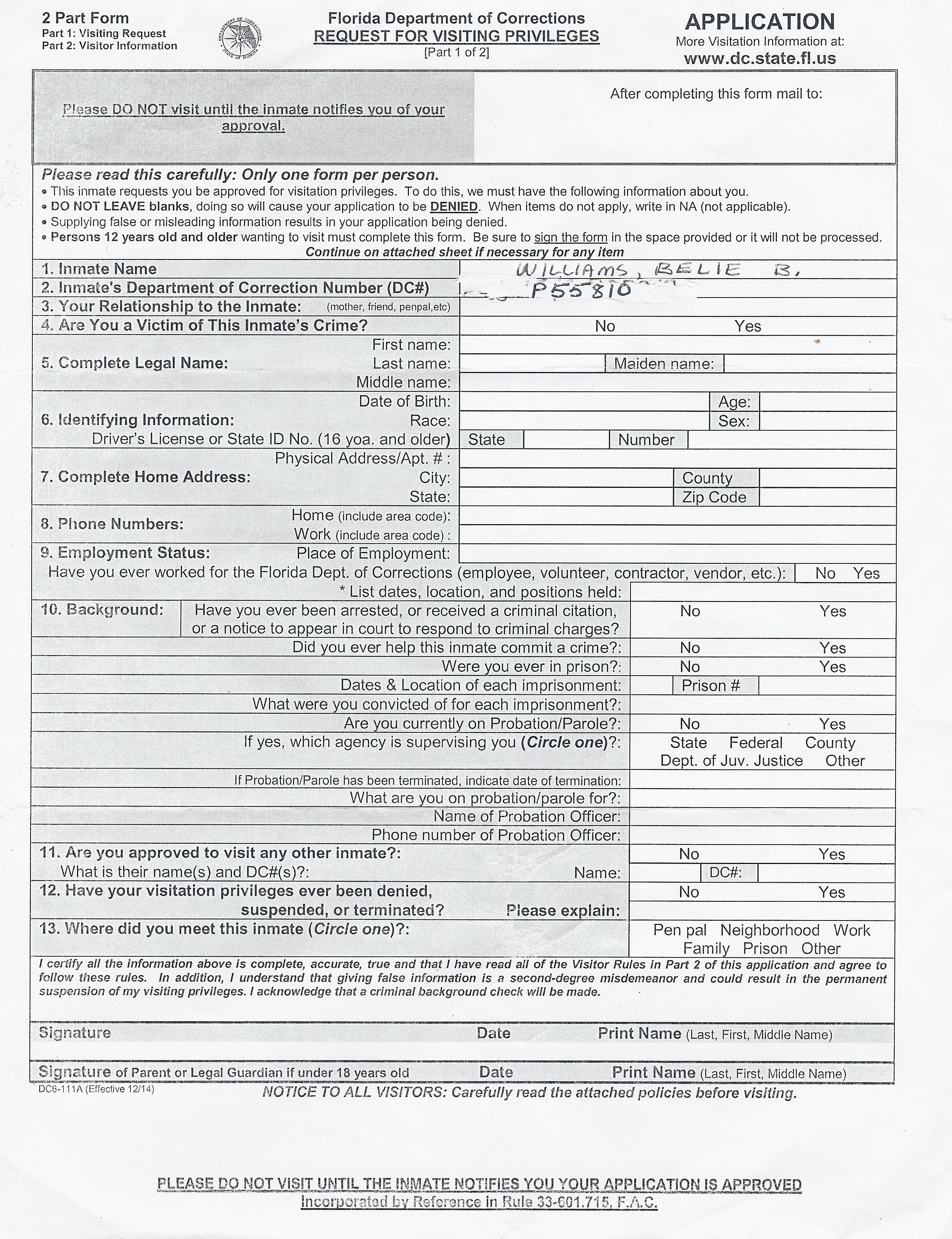 printable-visitation-forms-to-see-an-inmate-in-florida-prison